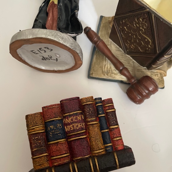 3 pieces lawyer Rare SCAT CERAMICA Figurine Poli Cesare -lawyer desk decoration - Picture 12 of 12